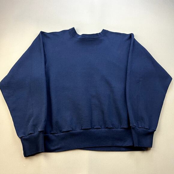 Vintage Nature Hiking Sweatshirt Adult Large Blue Coleman Outdoors Adventure 90s - Picture 3 of 9